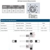 HangTon M8 4 Pin Female 90 Degree Data Power Cord