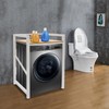 RocoReny Washer Dryer Stacking Rack Stand, Dryer Storage Shelf with