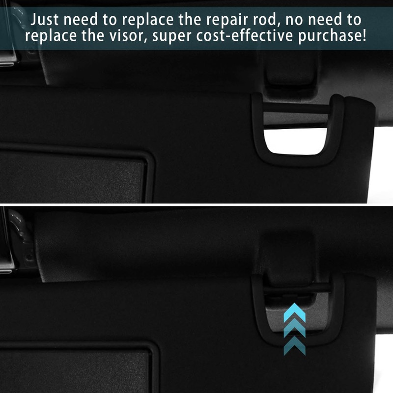 6 Pack Sun Visor Repair Kit for -Jeep Wrangler, JK