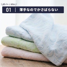 Swallow Towel Blanket, Single, Thin, 100% Cotton, Made in Japan, Senshu Towel, Established in 1875, Long-established Manufacturer, Lightweight, Quick Drying, Fade-Resistant, Washable, Organic Scouring