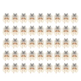 45Pcs Mechanical Keyboard Switches Waterproof Backlight Silent Linear Mechanical Key Switches Set for DIY G Silver PRO, Dual Spring