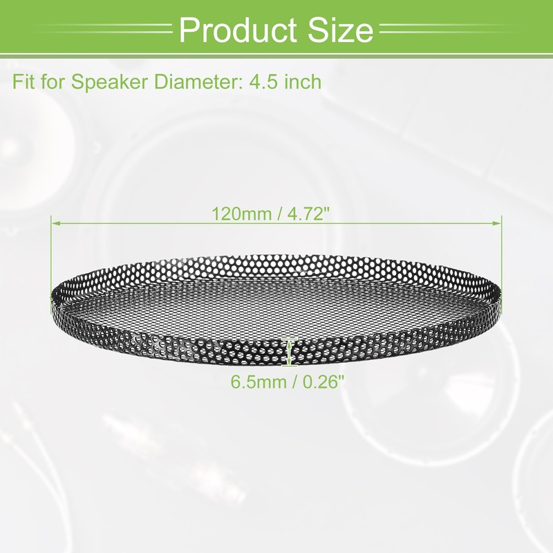ACROPIX Universal 4.5 Inch Speaker Grills Mesh for Audio Subwoofer