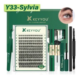 Extensiones De Pestañas Sylvia Verde Mixta Gruesa Natural Espesor 0.07 mm Largo 1.8 cm Tipo de curvatura D