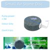 AQUANEAT Air Stone Disc, 4 Packs, Aerator Bubble Diffuser, Air