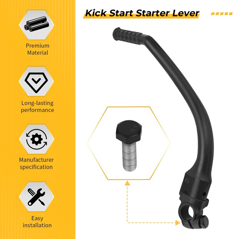 M MATI Kick Start Starter Lever for Honda XR250R 1987-1995