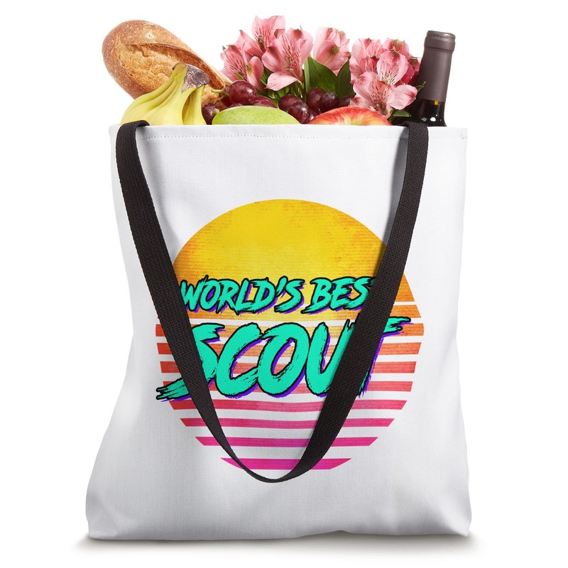 Funny Retro Scout Tote Bag