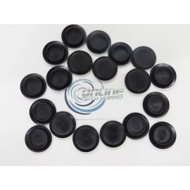 Online Auto Supply 1" Flush Mount Body Plugs- Fits 1" Hole- 1-7/16" Diameter- 20 plugs