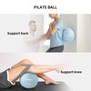 FITMIND Yoga Ball set-55cm&25cm（Blue）
