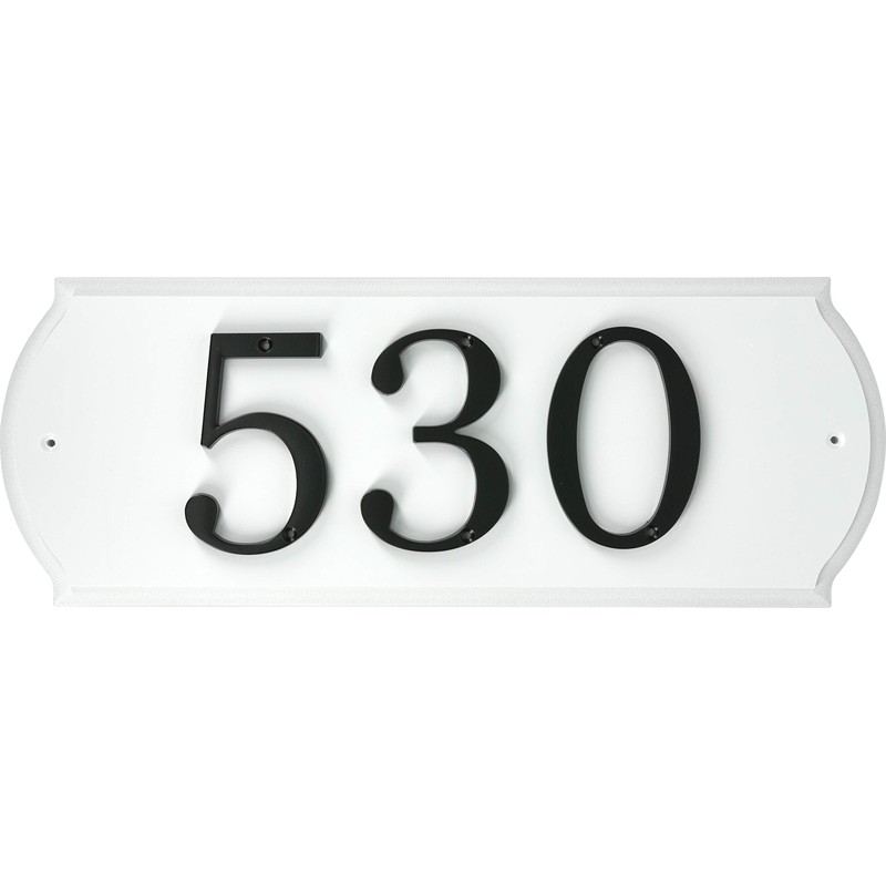 Distinctions 843148 Black Flush-Mount 4-Inch House Number 8