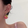 ONLYJUMP Funny Fruit Banana Dangle Earrings Resin Lifelike Fruits Lovely