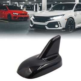 uxcell Black Plastic Shark Fin Dummy Decorative Adhesive Roof Antenna Aerial for Car
