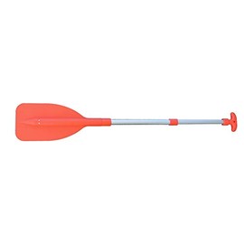 Basic Nature Unisex - Adult Mini Telescopic Paddle Orange 103cm