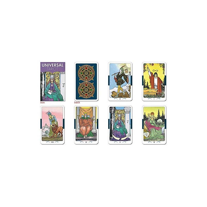 Miniature Universal Tarot Japanese Booklet with Pocket Manual