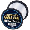 Yamatoyo Fluorocarbon VALUE Bobbin Roll, Transparent, 500 m, No. 2