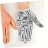 Gatuida 1 Set Reflexology Massage Gloves with Acupoint Tools Lightweight