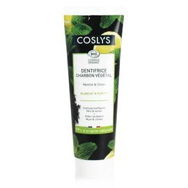 Coslys Organic Toothpaste with Vegetable Charcoal - 100 g