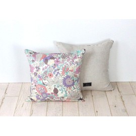 DDintex Floret LONDON Cushion Cover Sixty Purple 45x45cm [With Liberty Print]