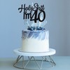 Decoración para tarta con texto en inglés "Holy Sh*t I'm