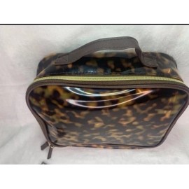 Unbranded MEDIUM ANIMAL PRINT PVC COSMETIC BAG (JUNGLE CHIC)
