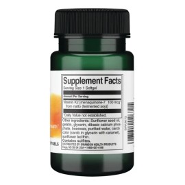 Vitamina K2 100mcg 30 Softgels Calidad Swanson