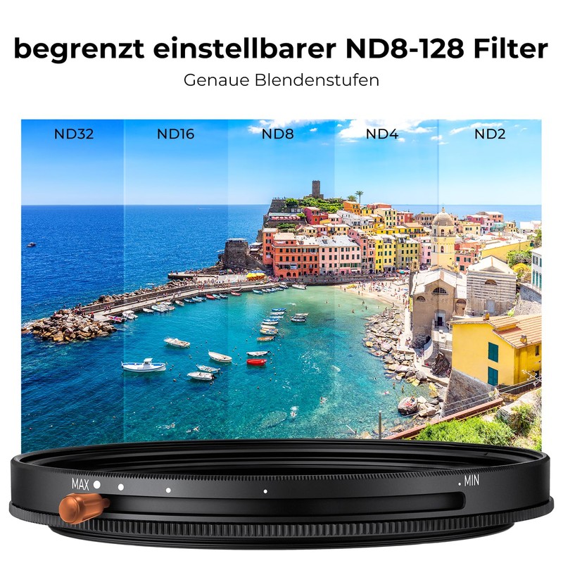 K&F Concept Nano-D Series ND Filter 55 mm CPL&ND2-ND32 2