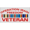 5.5" OIF OPERATION IRAQI FREEDOM VETERAN MILITARY CAR DECAL