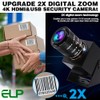 ELP Cámara USB HDMI 4K con zoom manual, cámara web