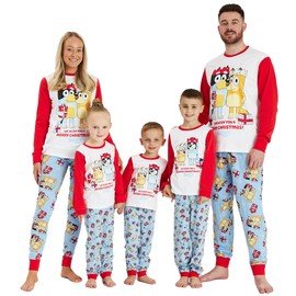 Bluey Family Matching Christmas Pyjamas Ladies Mens Kids Nightwear (Mens, XL)