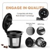 4 Reusable Refillable K Cup Coffee Filter Pods for Ninja
