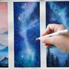 Bojueshaw 3 Pack 1mm White Gel Pen for Black Paper,Fine