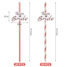 40 party straws, bridal wedding straws accessories, table decoration accessories, bachelor party bar straws, gift straws