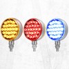Partsam - 2 luces LED redondas de doble cara y