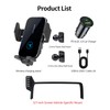 Wireless Charger Car Phone Holder for Honda CRV CR-V 2017-2022