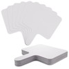 Acrux7 25 Pack Dry Erase Paddles 10" x 8" Handheld
