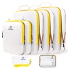 PFEYRPK Lightweight Compression Packing Cubes for Suitcases, Compressible Expandable Travel