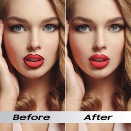 Peel Off Lip Stain Natural Lip Color - Waterproof Lip Liner Stain for Women All Skin Types, Lip Liner Long Lasting Transfer Proof & Smudge-Proof Moisturizing Easy to Use (Rose)