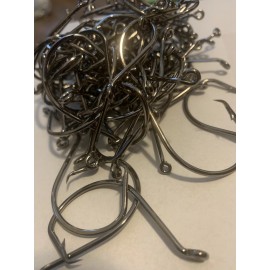 Matzuo 100 7/0 Octopus Circle Offset Hooks Black Chrome BLN Ultra Sharp Point Bulk Pack