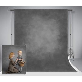Kate Backdrop Photography 1.5x2.2m Dark Grey Photo Backgrounds Retro Microfiber Texture Portrait Backdrop for Photography Studio Props