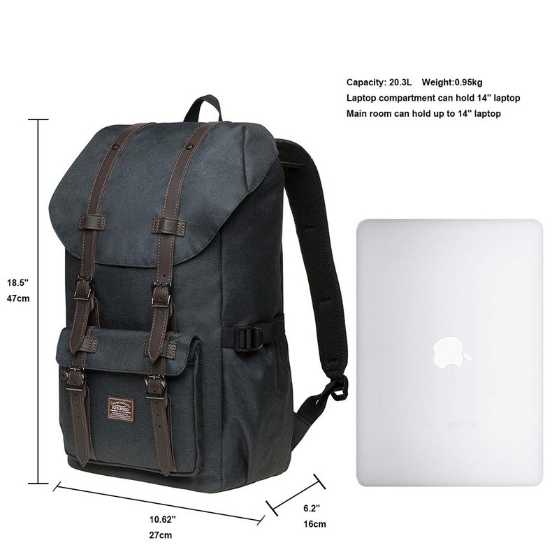 Kaukko Backpack for Men, Women and Students 17 Inch Backpack