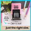 ExcelMark 1822 Mini Date Stamp – Perfect for Shipping, Receiving,