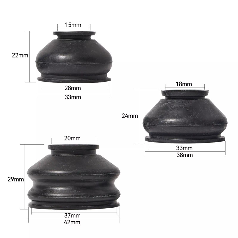 XUKEY 6xUniversal Rubber Tie Rod End Ball Joint kit Dust