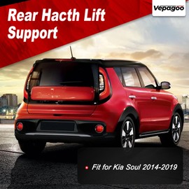Vepagoo Rear Hatch Gas Struts for Kia Soul 2014-2019 Base/LX/SX/Exclaim/EV/Plus/EX Hatchback Lift Support 2Pcs OEM Replacement Number: 81770B2000 PM3630 SG350017