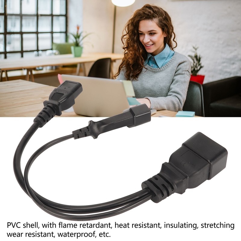 IEC320 C13 and to IEC320 C20 Power Cord IEC320 C13