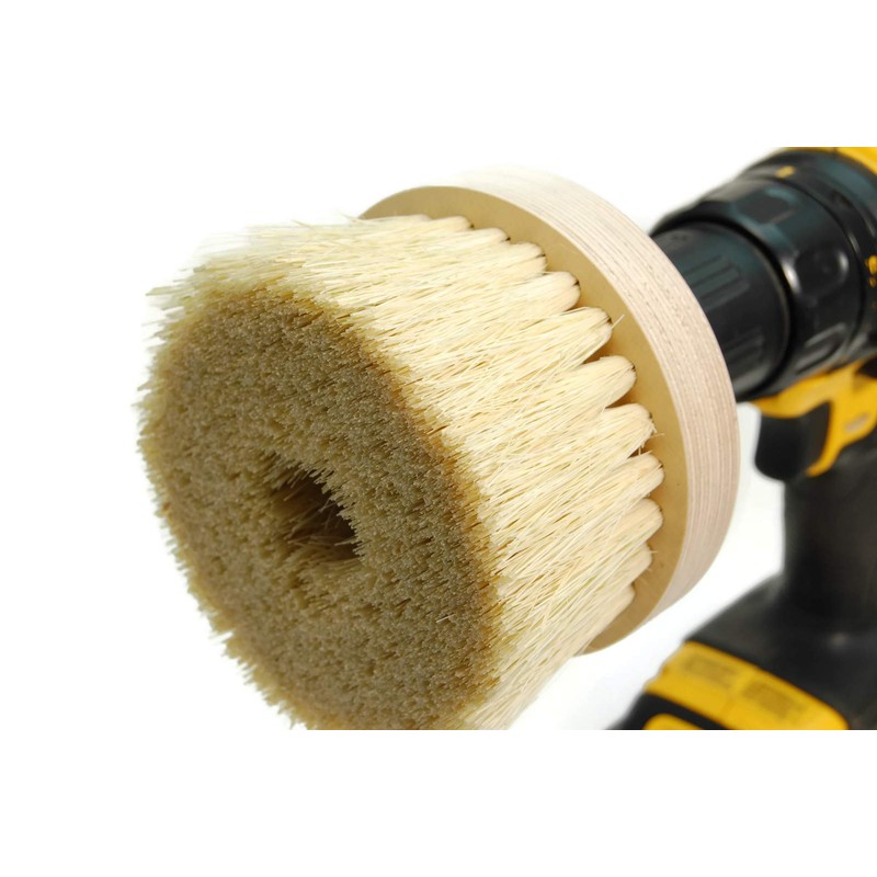 Burnish and Buff Drill Brush - by Rogue River Tools.
