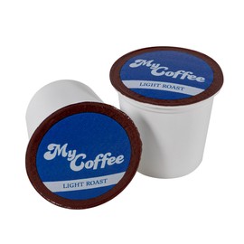 Coffee Pods MyCoffee - Organic, Specialty Grade, 100% Arabica, Non-GMO Coffee [Light Roast, 30 Ct Single Serve Pods]