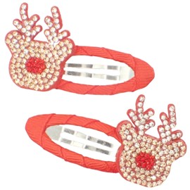 Topkids Accessories Weihnachten Haarspangen Frauen Haarspangen für Mädchen Haarnadeln (Pailletten Rudolph)