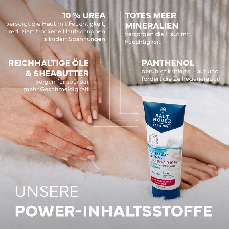 Salthouse Dead Sea Therapy Foot Balm Intensive Urea Repair 10%
