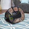 SportPet Designs Cat Carrier With Zipper Lock- Foldable Travel Cat