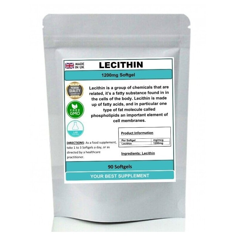 Lecithin Softgel Capsules 1200mg () 120