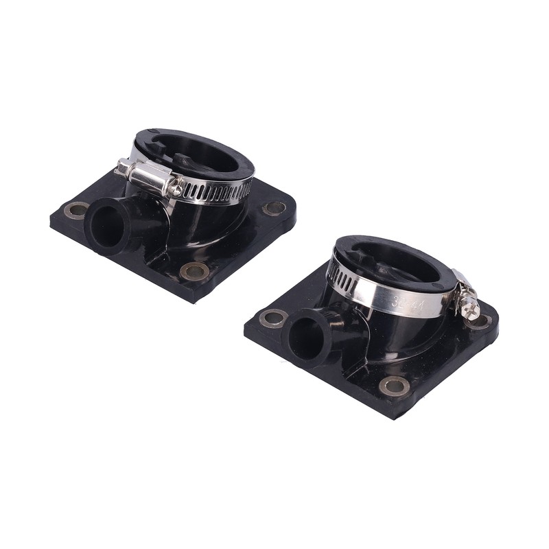 Pair of Carburetor Intake Manifold Boots Rubber Holder Replacement for